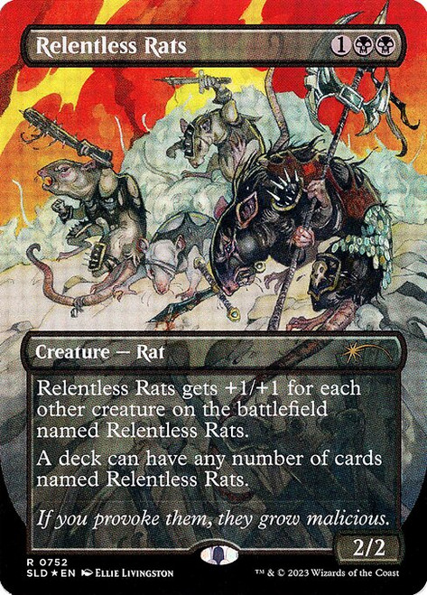Relentless Rats (SLD) (Foil) (#752)