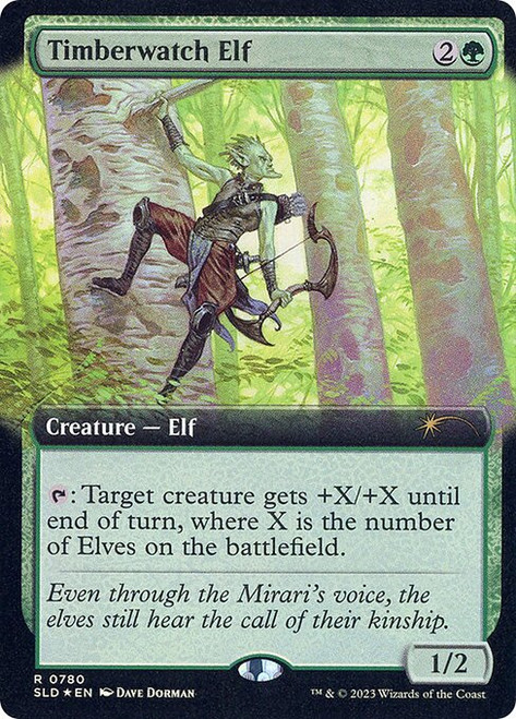 Timberwatch Elf (SLD) (Foil) (Extended Art) (#780)