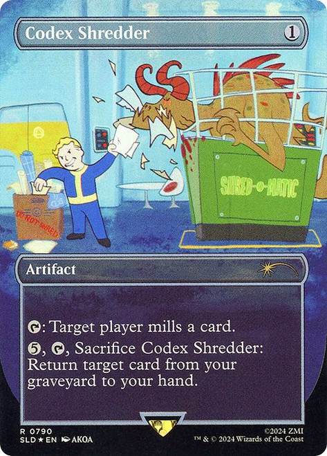 Codex Shredder (SLD) (Foil) (Borderless) (#790★)