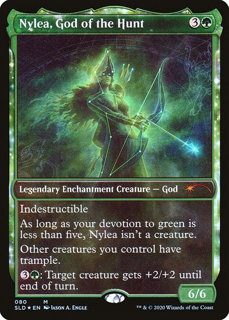 Nylea, God of the Hunt (SLD) (Foil) (Full Art) (#80)