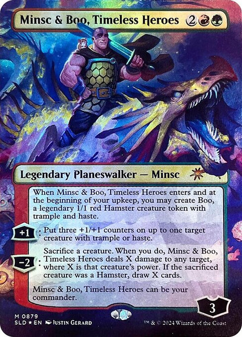 Minsc & Boo, Timeless Heroes (SLD) (Foil) (#879)