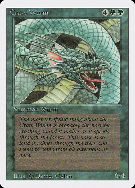 Craw Wurm (3ED) (#190)