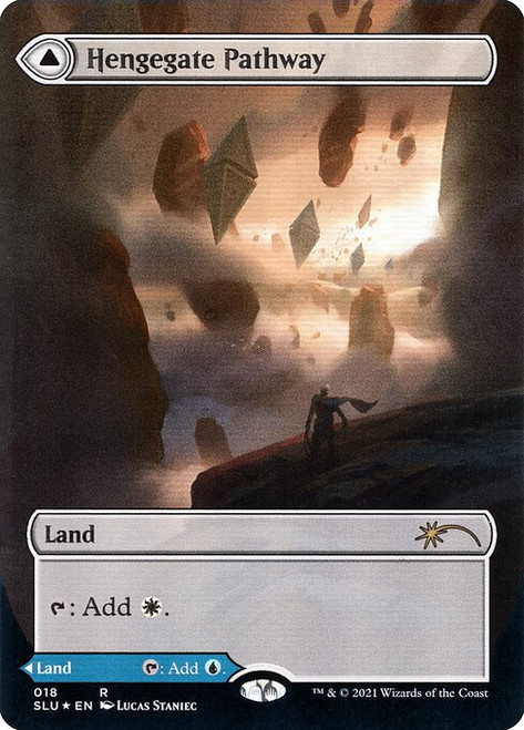 Hengegate Pathway // Mistgate Pathway (SLU) (Foil) (Borderless) (#18)