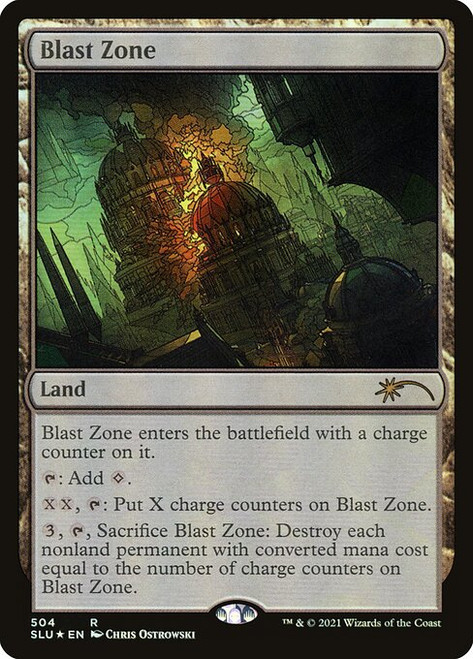 Blast Zone (SLU) (Foil) (#504)