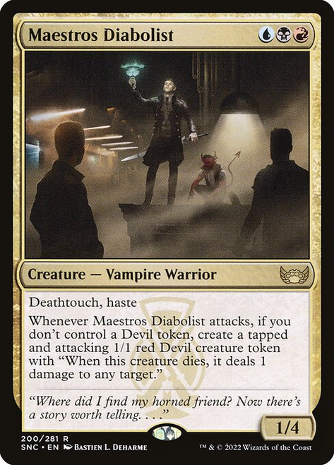 Maestros Diabolist (SNC) (Foil) (#200)