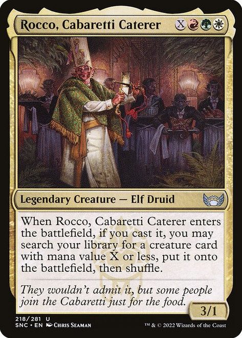 Rocco, Cabaretti Caterer (SNC) (Foil) (#218)