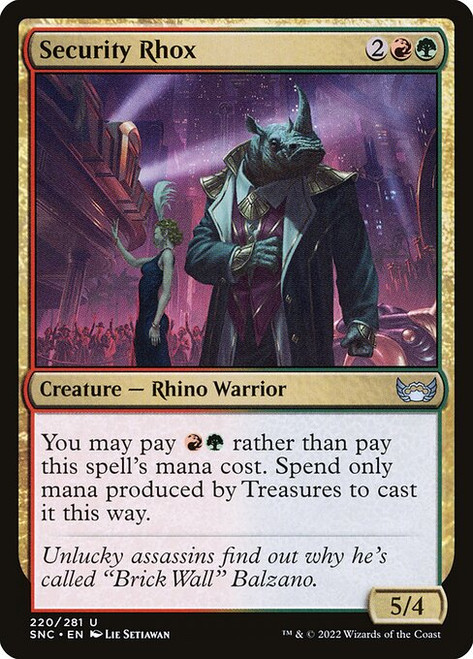 Security Rhox (SNC) (Foil) (#220)