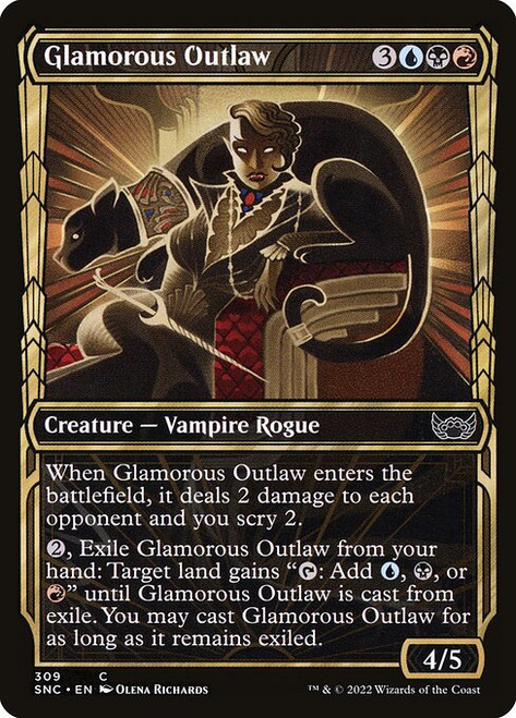 Glamorous Outlaw (SNC) (Foil) (Showcase) (#309)