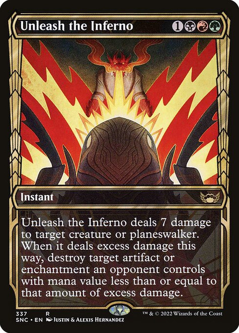 Unleash the Inferno (SNC) (Foil) (Showcase) (#337)