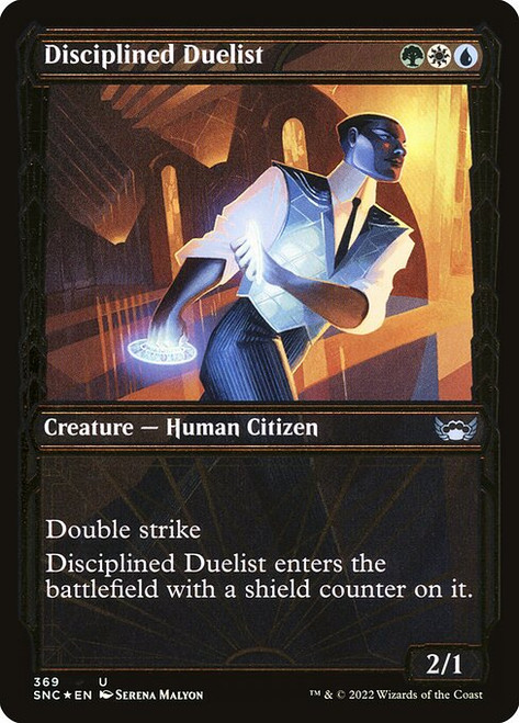 Disciplined Duelist (SNC) (Gilded Foil) (Showcase) (#369)