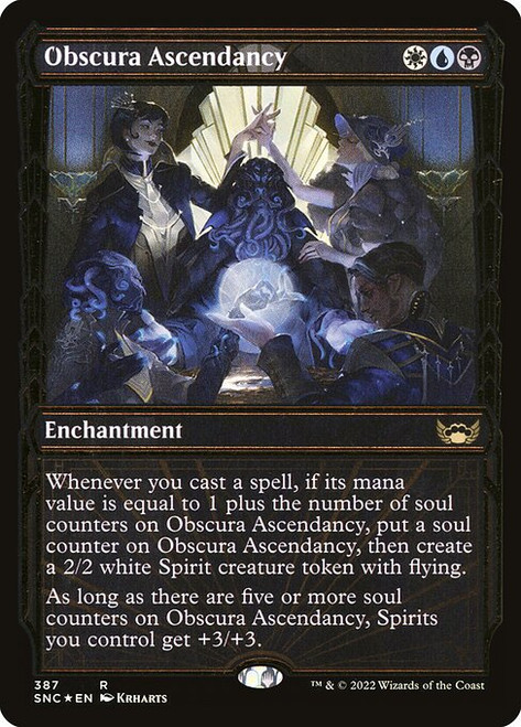 Obscura Ascendancy (SNC) (Gilded Foil) (Showcase) (#387)