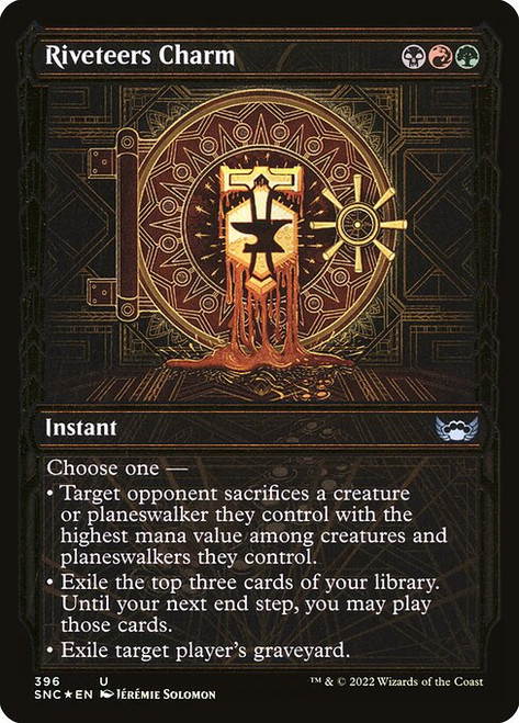 Riveteers Charm (SNC) (Gilded Foil) (Showcase) (#396)