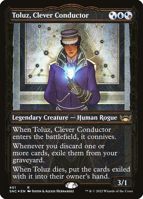 Toluz, Clever Conductor (SNC) (Gilded Foil) (Showcase) (#401)
