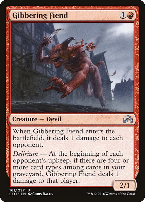 Gibbering Fiend (SOI) (Foil) (#161)