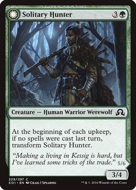 Solitary Hunter // One of the Pack (SOI) (Foil) (#229)