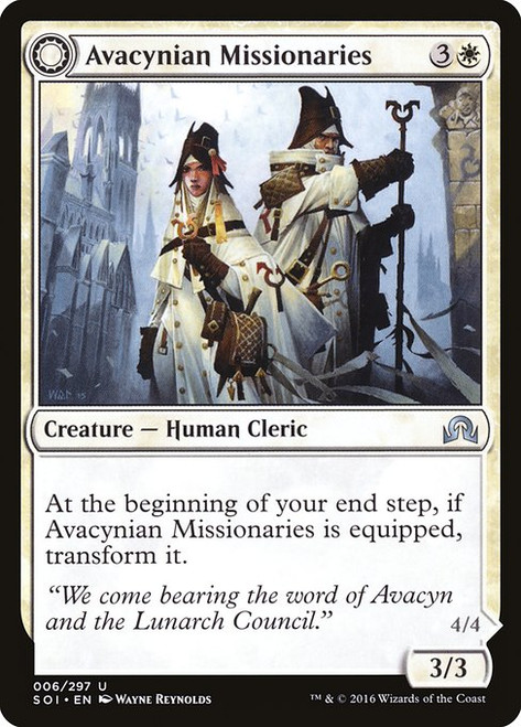Avacynian Missionaries // Lunarch Inquisitors (SOI) (Foil) (#6)