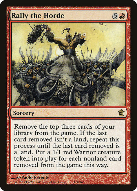 Rally the Horde (SOK) (Foil) (#110)