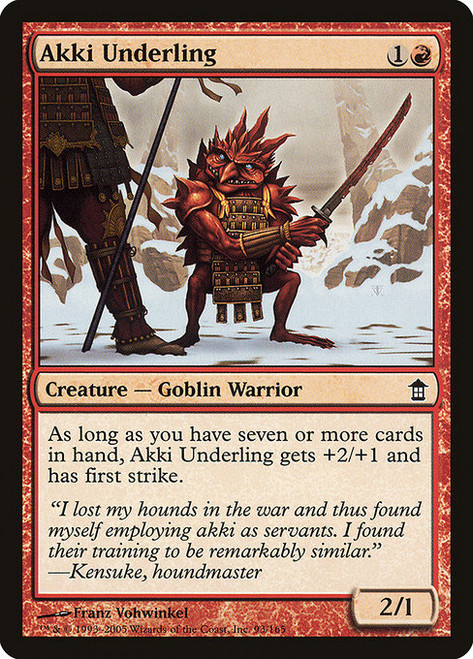 Akki Underling (SOK) (Foil) (#93)