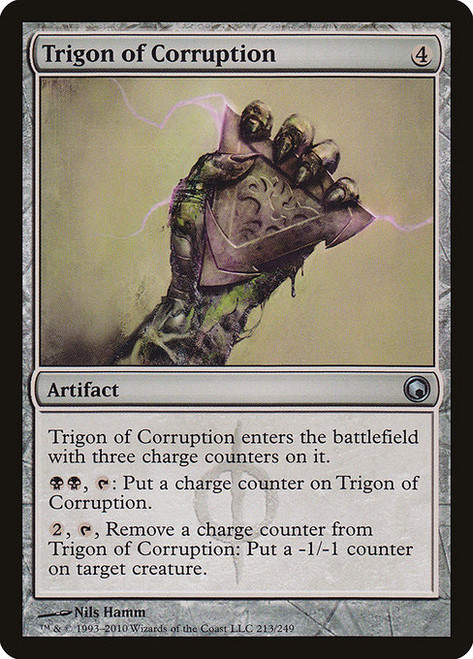 Trigon of Corruption (SOM) (Foil) (#213)