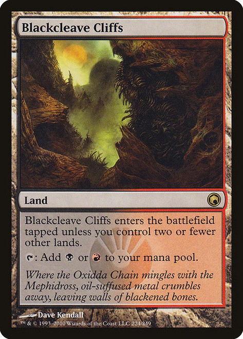 Blackcleave Cliffs (SOM) (Foil) (#224)
