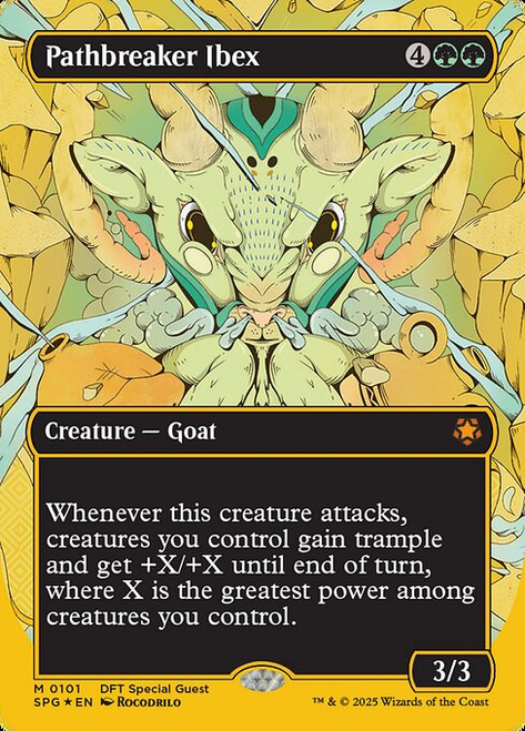 Pathbreaker Ibex (SPG) (Foil) (Borderless) (#101)