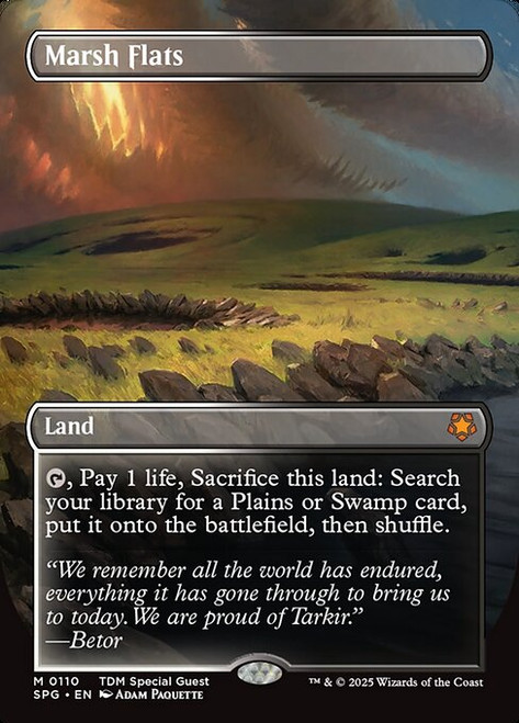 Marsh Flats (SPG) (Foil) (Borderless) (#110)