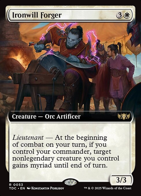 Ironwill Forger (TDC) (Extended Art) (#53)