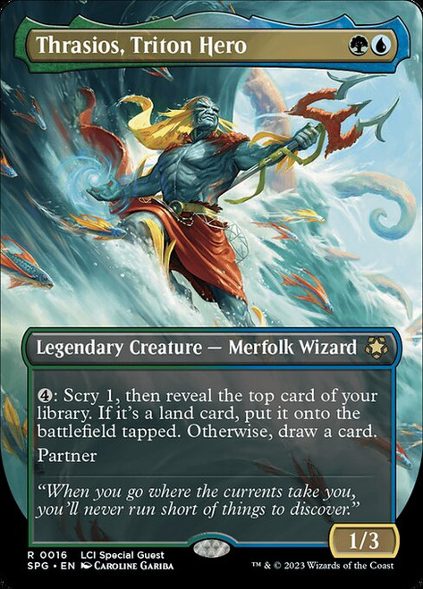 Thrasios, Triton Hero (SPG) (Full Art) (#16)