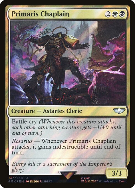 Primaris Chaplain (40K) (SurgeFoil) (#137★)