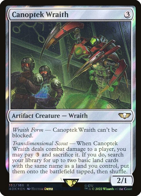 Canoptek Wraith (40K) (SurgeFoil) (#153★)