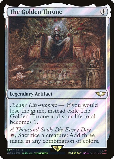 The Golden Throne (40K) (SurgeFoil) (#157★)