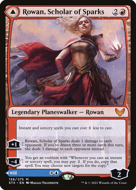 Rowan, Scholar of Sparks // Will, Scholar of Frost (STX) (#156)