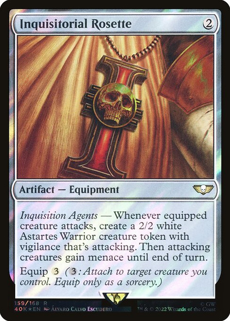 Inquisitorial Rosette (40K) (SurgeFoil) (#159★)