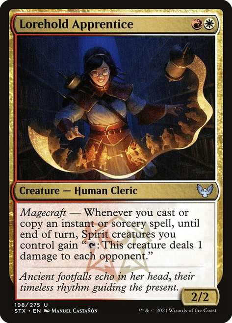 Lorehold Apprentice (STX) (Foil) (#198)