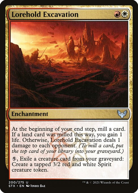 Lorehold Excavation (STX) (Foil) (#200)