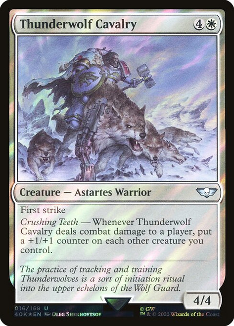 Thunderwolf Cavalry (40K) (SurgeFoil) (#16★)