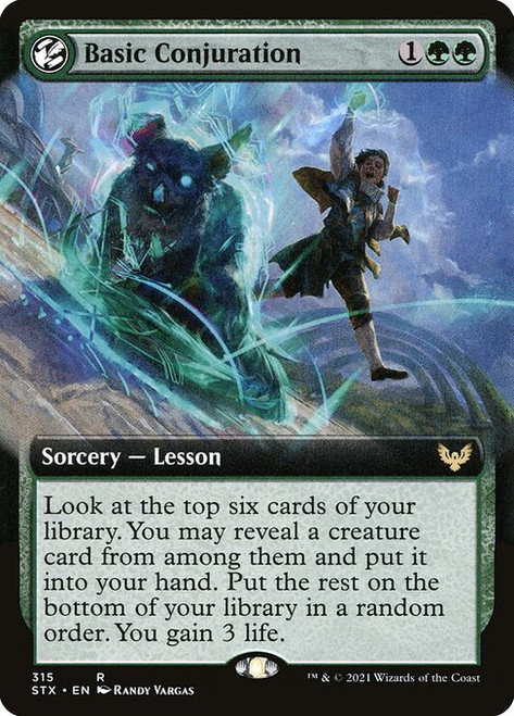 Basic Conjuration (STX) (Foil) (Extended Art) (#315)