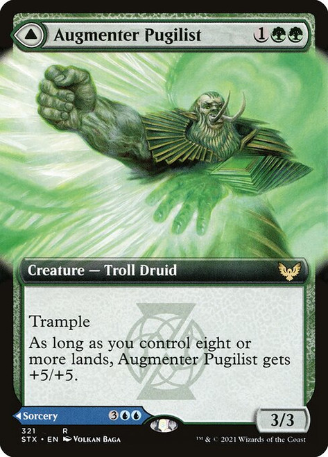 Augmenter Pugilist // Echoing Equation (STX) (Foil) (Extended Art) (#321)