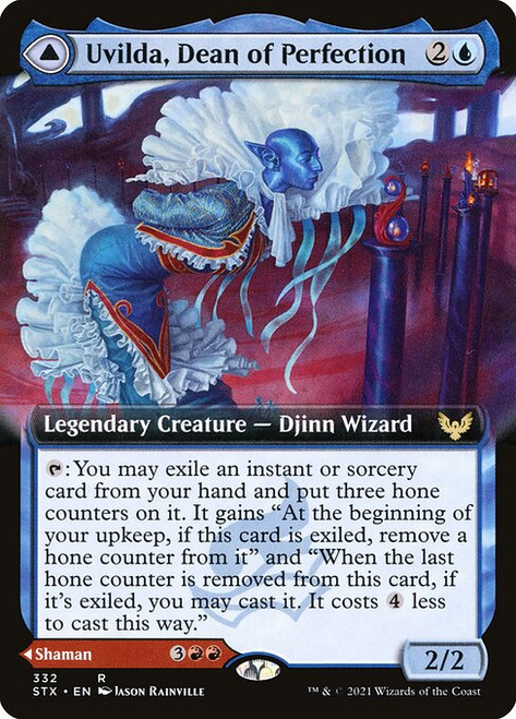 Uvilda, Dean of Perfection // Nassari, Dean of Expression (STX) (Extended Art) (#332)