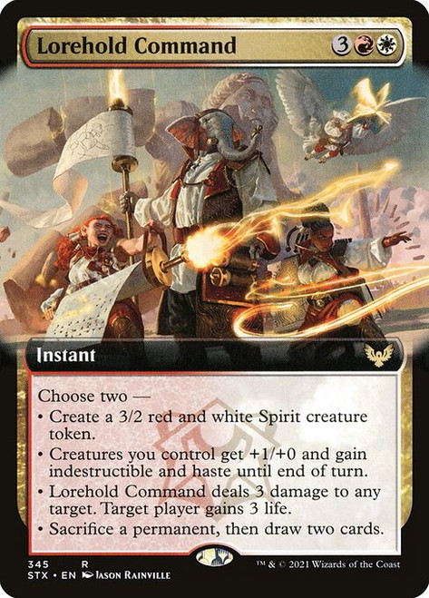 Lorehold Command (STX) (Extended Art) (#345)