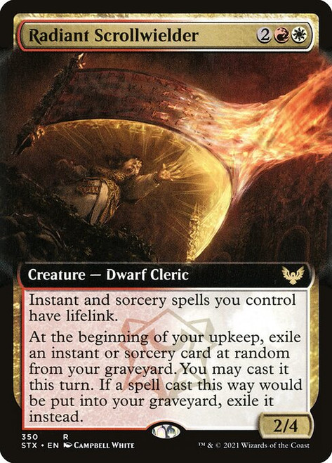 Radiant Scrollwielder (STX) (Foil) (Extended Art) (#350)