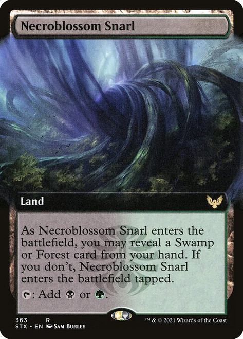 Necroblossom Snarl (STX) (Extended Art) (#363)