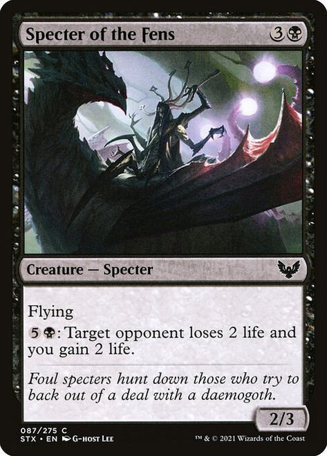 Specter of the Fens (STX) (Foil) (#87)