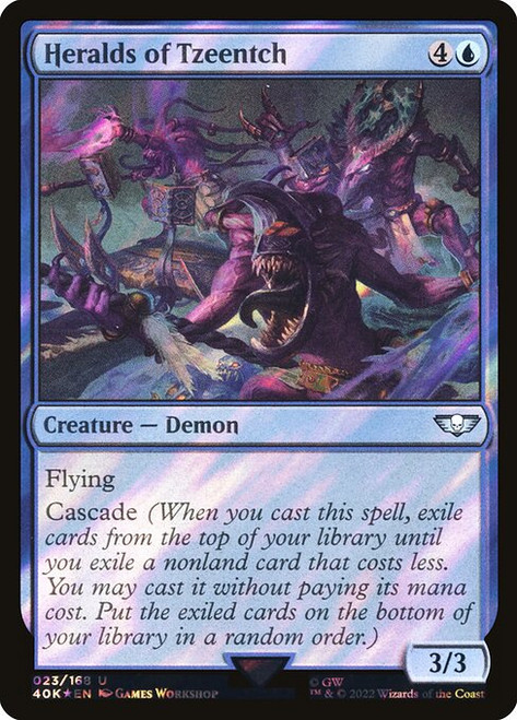 Heralds of Tzeentch (40K) (SurgeFoil) (#23★)