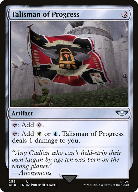 Talisman of Progress (40K) (#258)