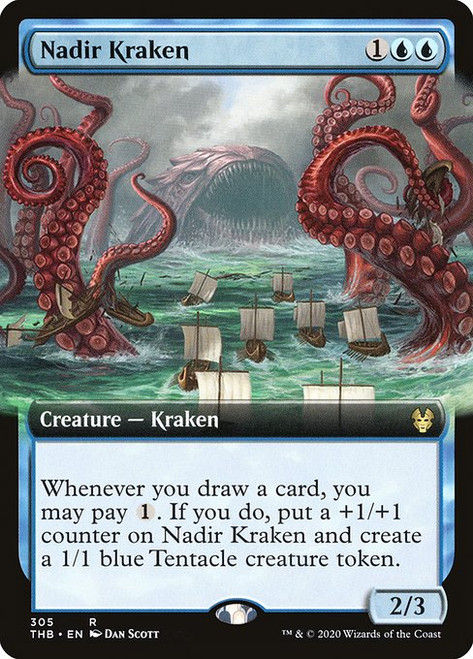 Nadir Kraken (THB) (Foil) (Extended Art) (#305)