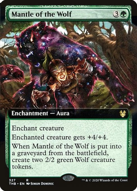 Mantle of the Wolf (THB) (Foil) (Extended Art) (#327)