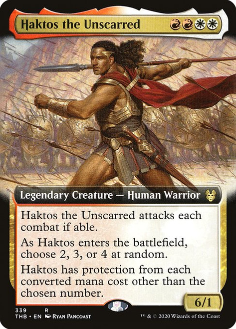 Haktos the Unscarred (THB) (Foil) (Extended Art) (#339)