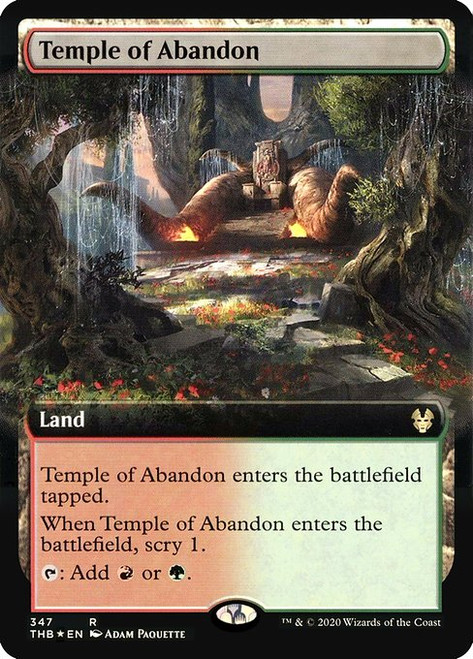 Temple of Abandon (THB) (Foil) (Extended Art) (#347★)