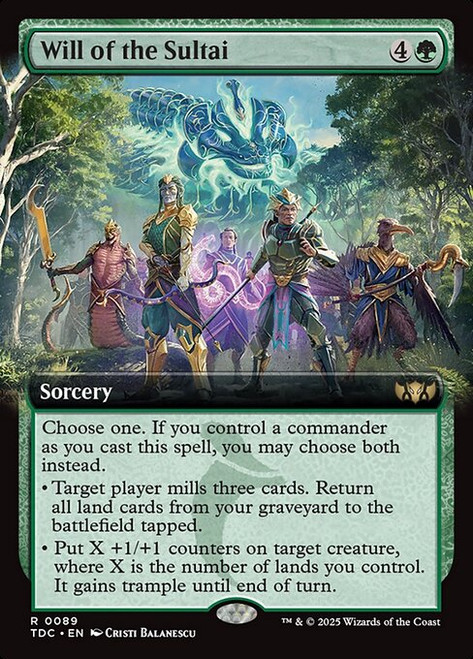 Will of the Sultai (TDC) (Extended Art) (#89)
